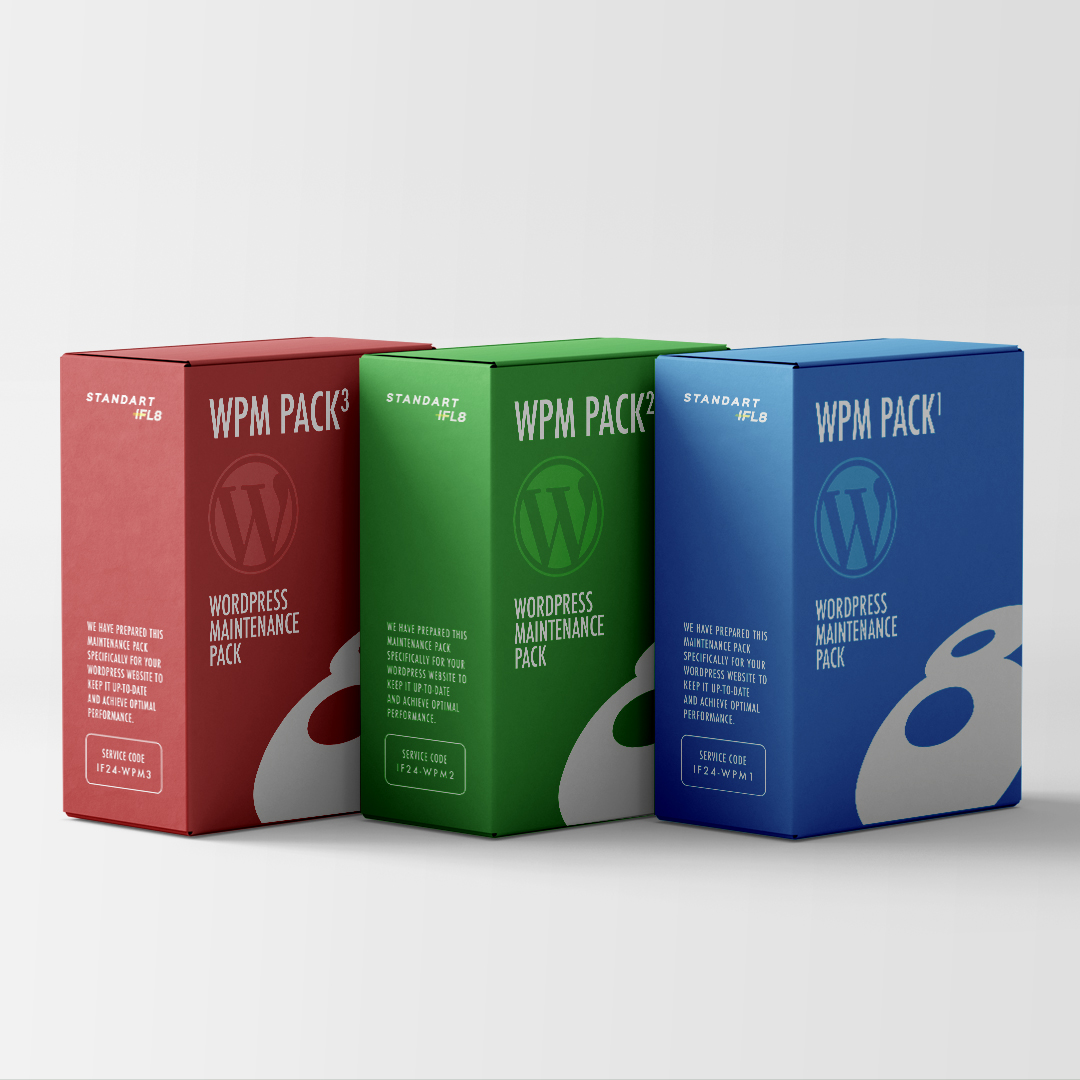 WPM PACK Wordpress Bakım Paketi - IFL8 Standart